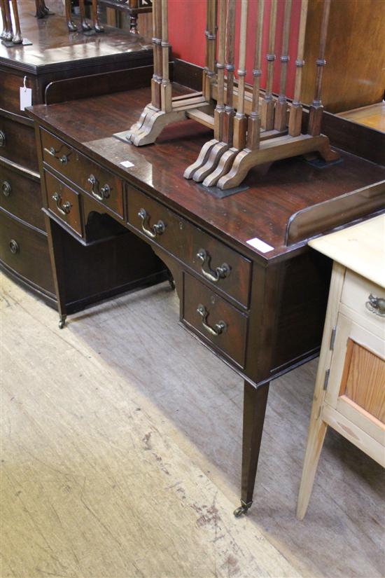 Mahogany writing table